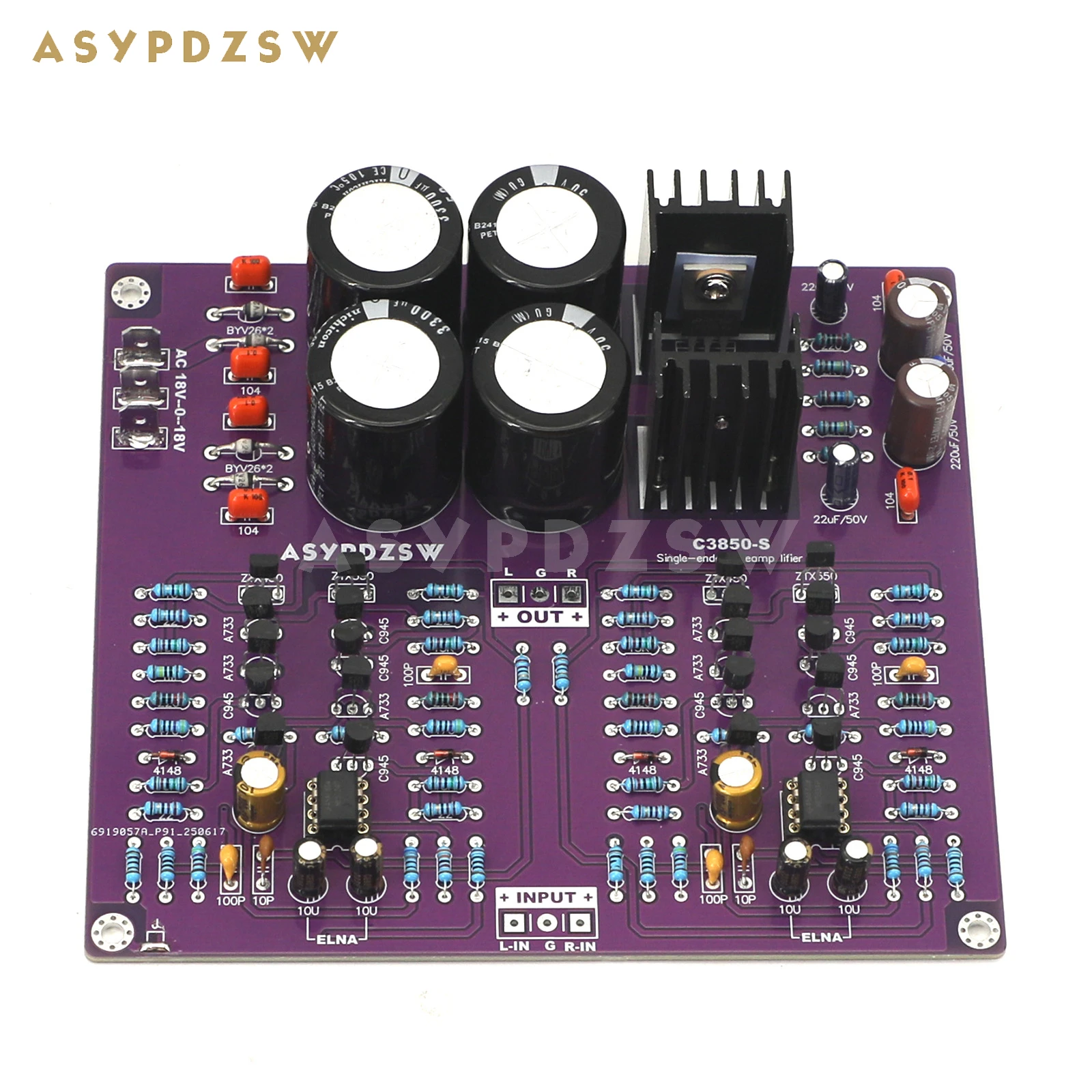 

HIFI C3850-S Single-ended Preamplifier DIY Kit/Finished board Base on Accuphase C3850 circuit