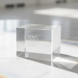 Educational Glass Prism -Spectral Reflection Ideal Teaching And Photography Tool