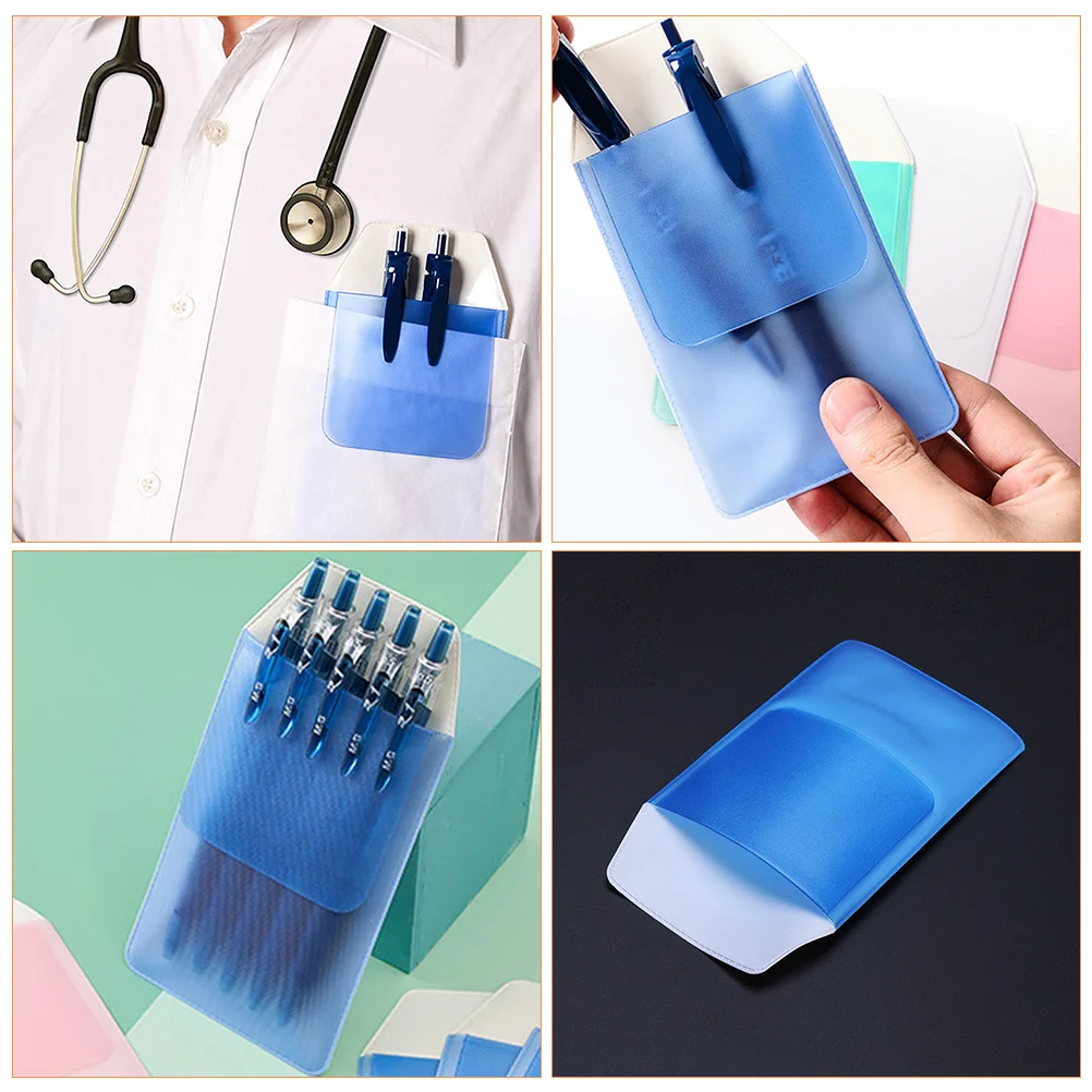 12 Pcs Lab Coats Pocket Protector Shirt Protectors Nurse Pen Holder Bag Organizer Storage Container Nice