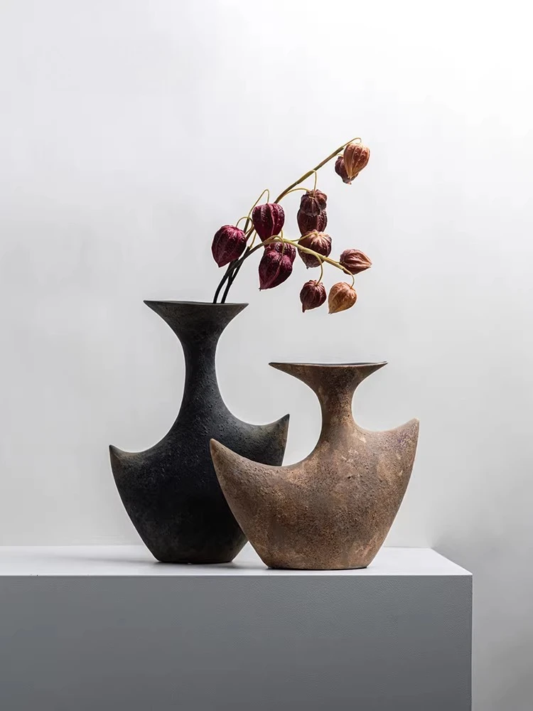 

Плечевые украшения для проживания в семье, простые вазы для домашнего декора, керамические виллы, высококачественные украшения для жизни