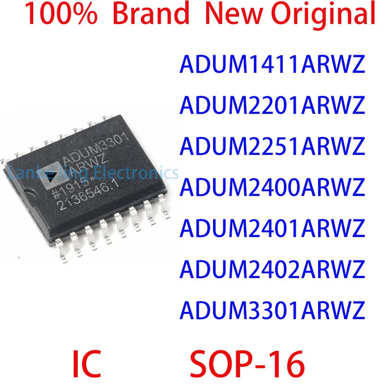 

ADUM1411ARWZ ADUM2201ARWZ ADUM2251ARWZ ADUM2400ARWZ ADUM2401ARWZ ADUM2402ARWZ ADUM3301ARWZ 100% Brand New Original IC SOP-16