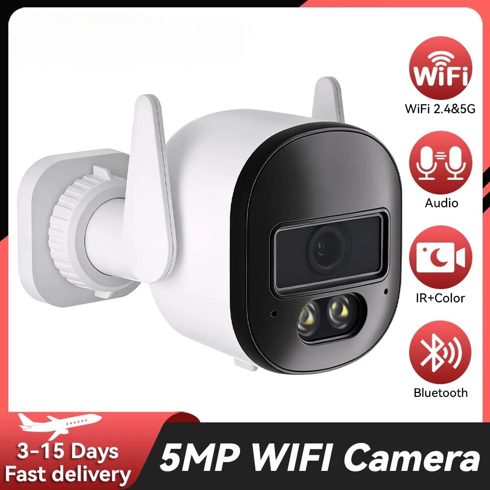 2k-wifi-バレットカメラ-双方向オーディオ-ナイトビジョン-モーション検知-屋外屋内防水-onvif-rtsp-セキュリティカメラ