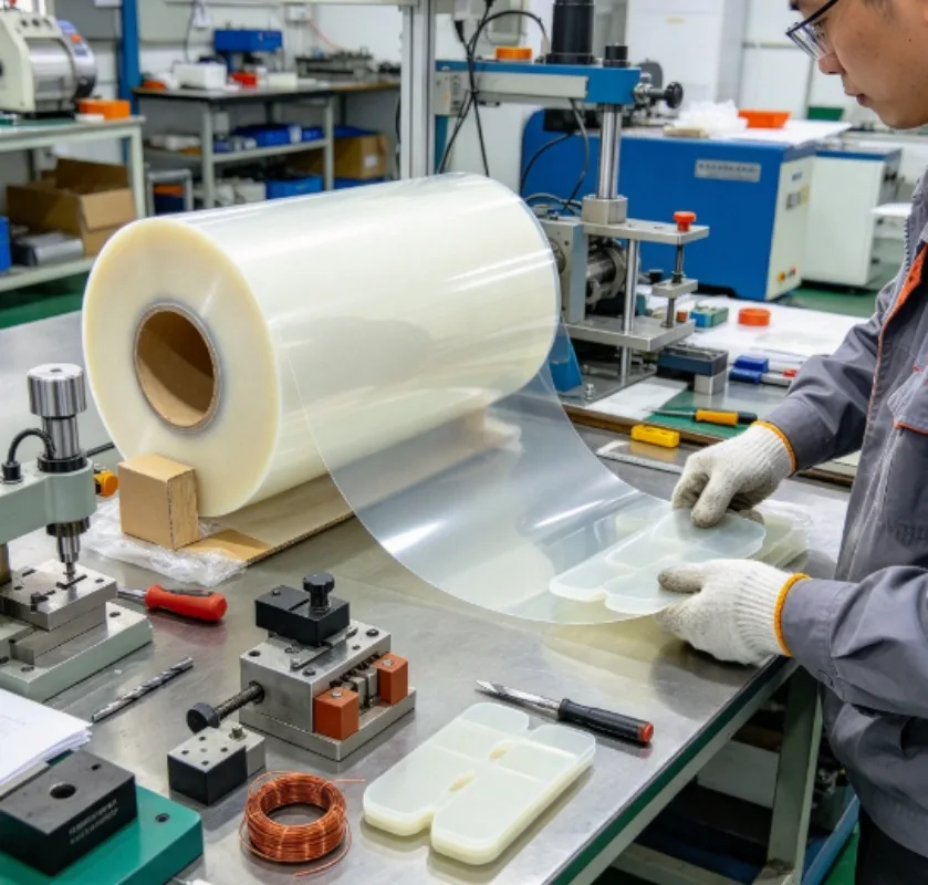 High Frequency Insulating Gasket Insulating Paper Transparent Paper White Wax Paper Electric Shock Film 0.15mm-0.5mm