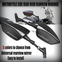 Side Mirror Rearview Mirror Motorcycle Accessories Flexible For Suzuki V-Strom 650 1000 DL650 DL1000 DL250 GSR750 GSR 750 GSR250