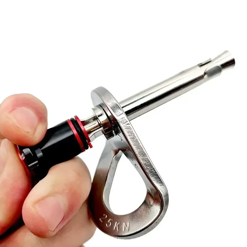 for M10 X60 Rock Climbing Expansion Bolt Detachable Anchor Point Quick Release Spear Nail Reusable High Altitude Safety Gear