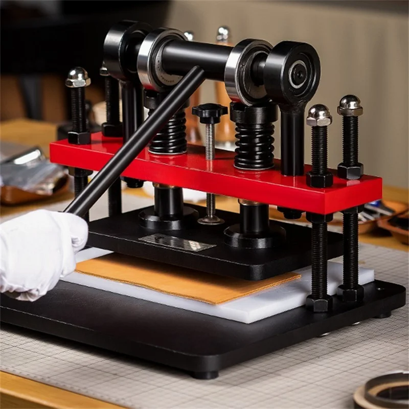 

Manual Leather Die Cutting Machine Manual Die Cutter Embossing Shaping Tools Embossing Plate Manual Die Cutter