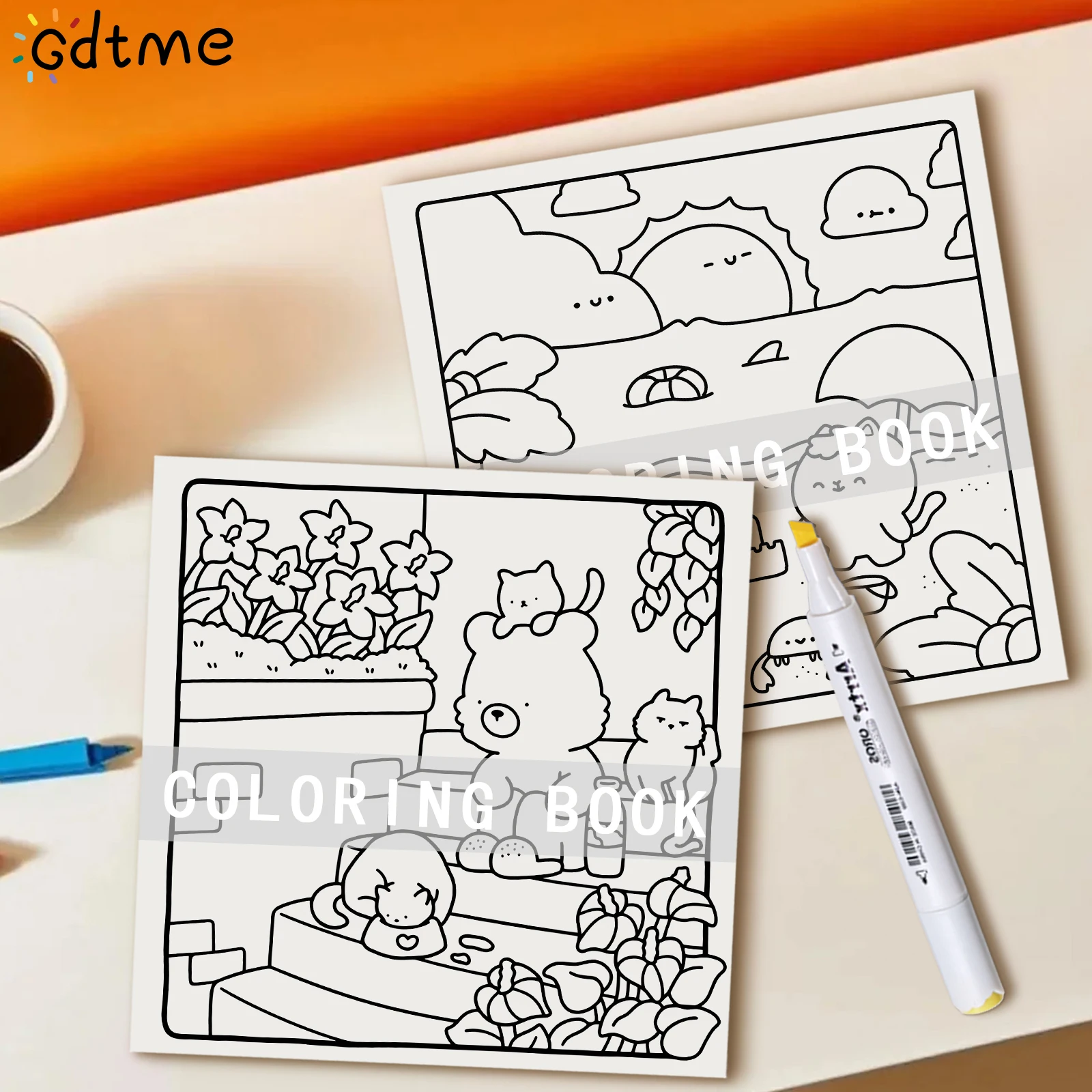 لحظات مريحة كتاب تلوين للبالغين والمراهقين يتميز بتخفيف التوتر وتقتل الوقت لوحة يدوية كتاب رسم ألعاب تعليمية للأطفال