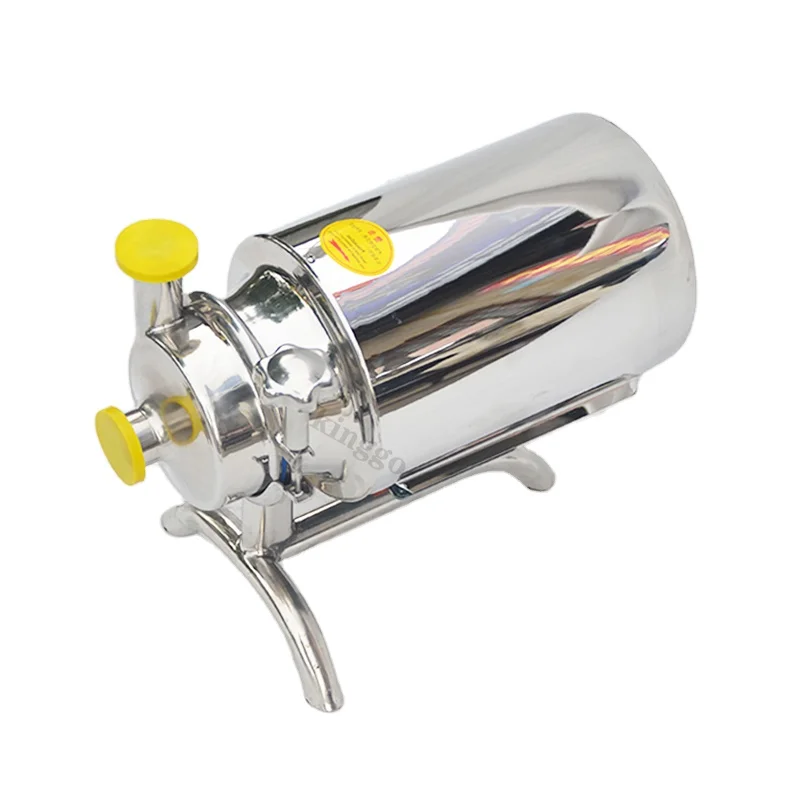 Stainless Steel Food Grade Wine/Beer /Liquid Transfer Pump Sanitary Centrifugal Pump with Hose Barb Connection Ends