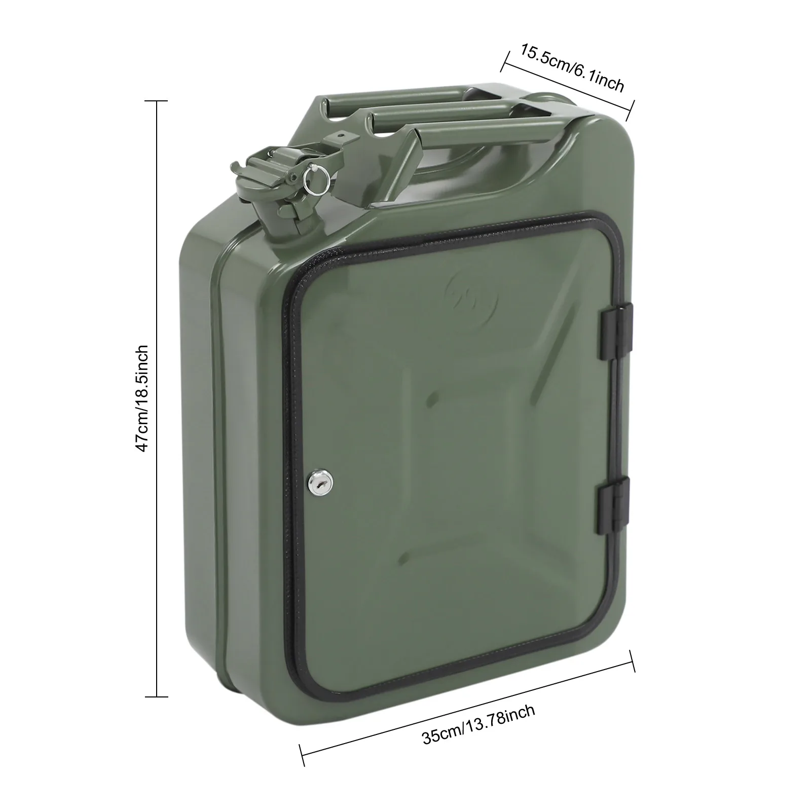Mix Drinks Bar Jerry Can Minibar Mini Whiskey Bar mit Secure Lock Mechanism für Parks/Strände/Camping/Picknicks – Detail 2