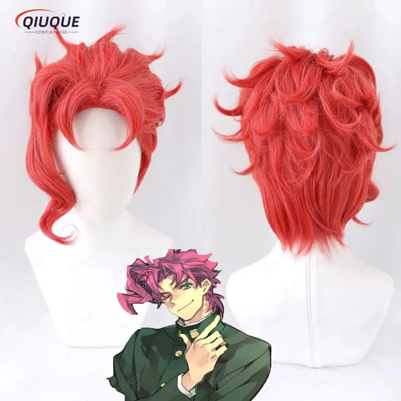

Didi 2025 2025 hhhАниме JoJo's Bizarre Adventure Kakyo Косплей Парик Оранжевый Красный Короткие Термостойкие Синтетические Волосы Хэллоуин Часть