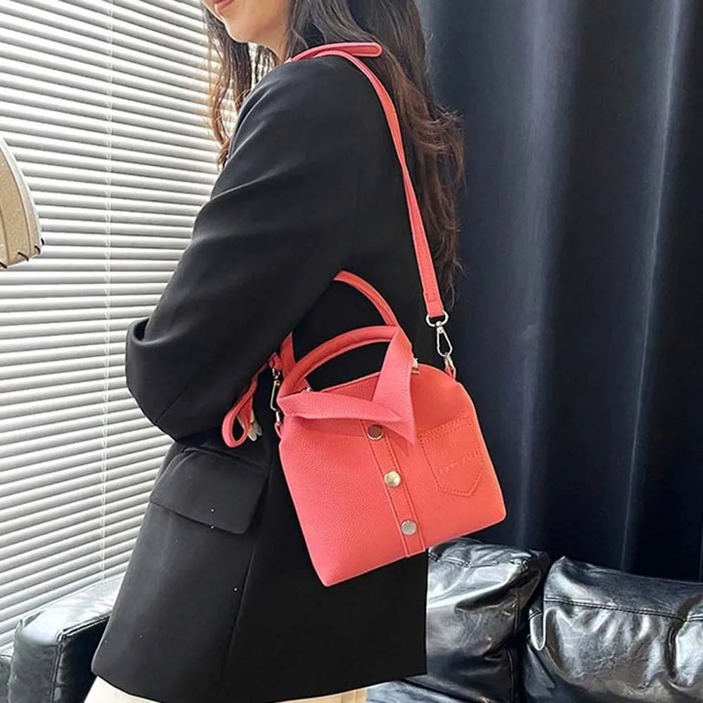 

Elegant Clothes Shaped Crossbody Bag PU Leather Korean Style Square Compact Shoulder Bag High Quality Waterproof Women Handbag