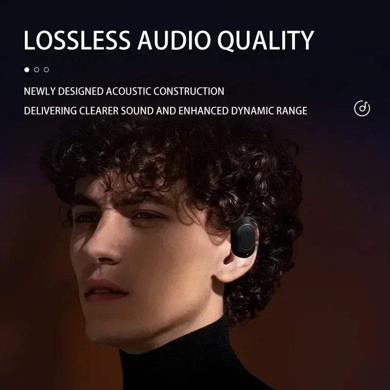 KY2 Single Wireless Earphones Air Conduction OWS Headphone HiFi Ear-Hook Music Sports Noise Cancel Headset For All Smartphones image 6