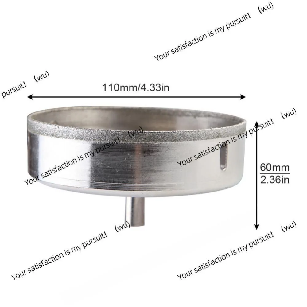 110mm Hole Opener Ceramics Counterbore Diamond Hole Saw Buddha Bead Rounding and Polishing Glass Drill Bit for Glass Ceramic
