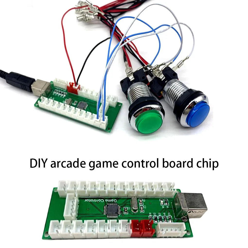 ジョイスティック付きコンピューター用の調整可能な電源チップ,レトロなゲームパネル用のコントロールパネル,DIYキット