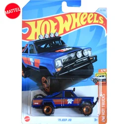 Original Mattel Hot Wheels C4982 Car 1/64 Diecast 91/250 KGN '73 Jeep J10 Vehicle Model Toys for Boys Collection Birthday Gift