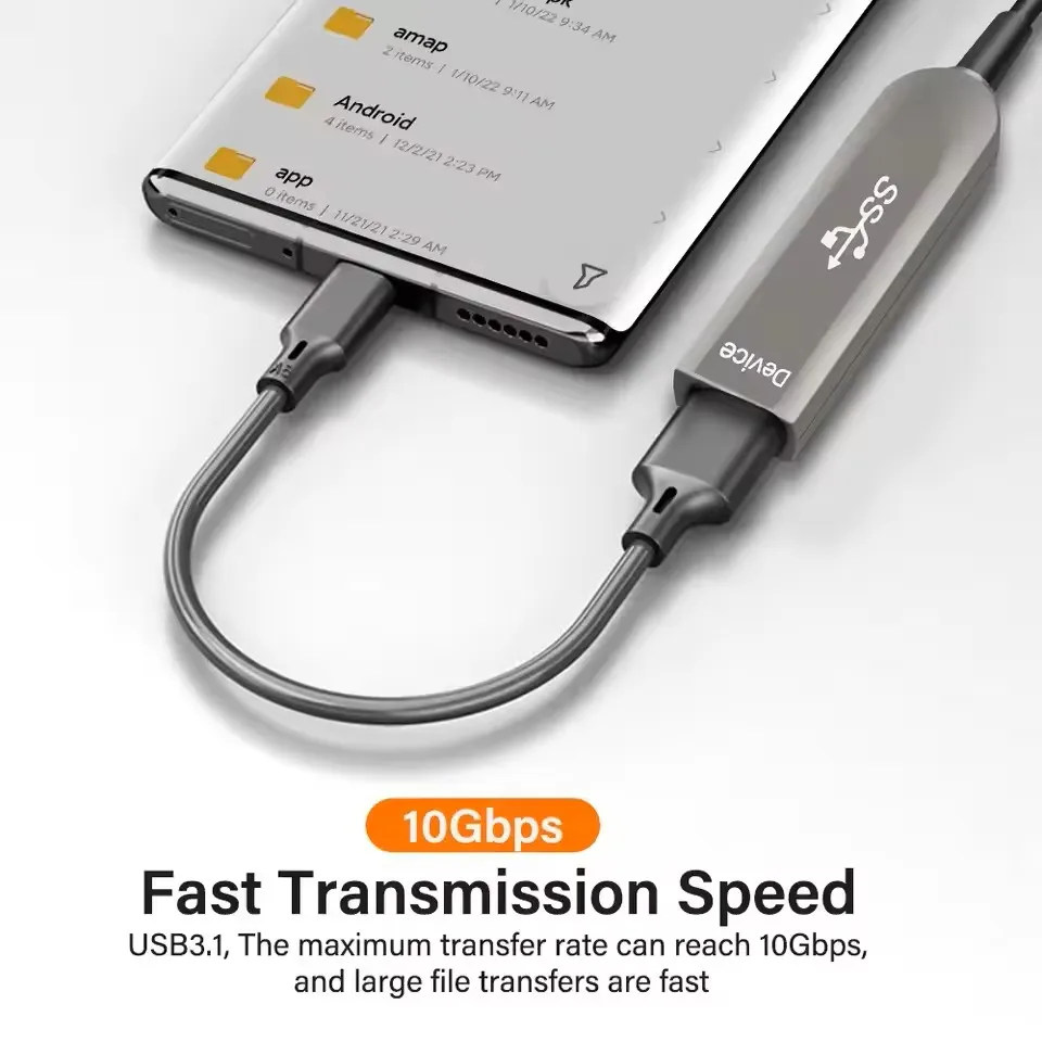 Cable de fibra óptica USB 3.1, 10 Gbps, cable de extensión AOC USB 3.0, compatible con USB 2.0, para discos duros, cámaras digitales y teclados.