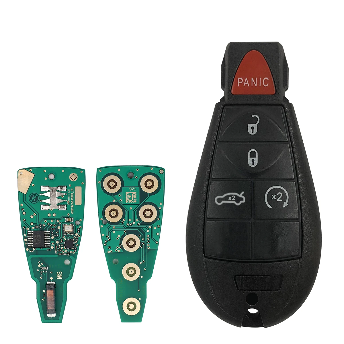 

2PCS/LOT LIXIANG Smart Remote Keyless Key Fob M3N32297100 433MHZ ID46 PCF7941 Chip For Dodge Dart 2012+ Car Key Fob 56046773AA