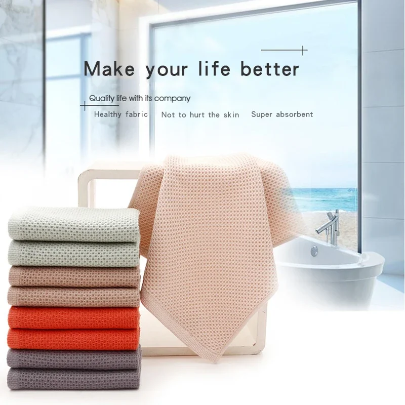 Cleaning Cloth Household Strong Absorbent Rag Waffle Cotton Kitchen Towel Fast Drying Soft Home Cleaning Tool Cleaning Towels