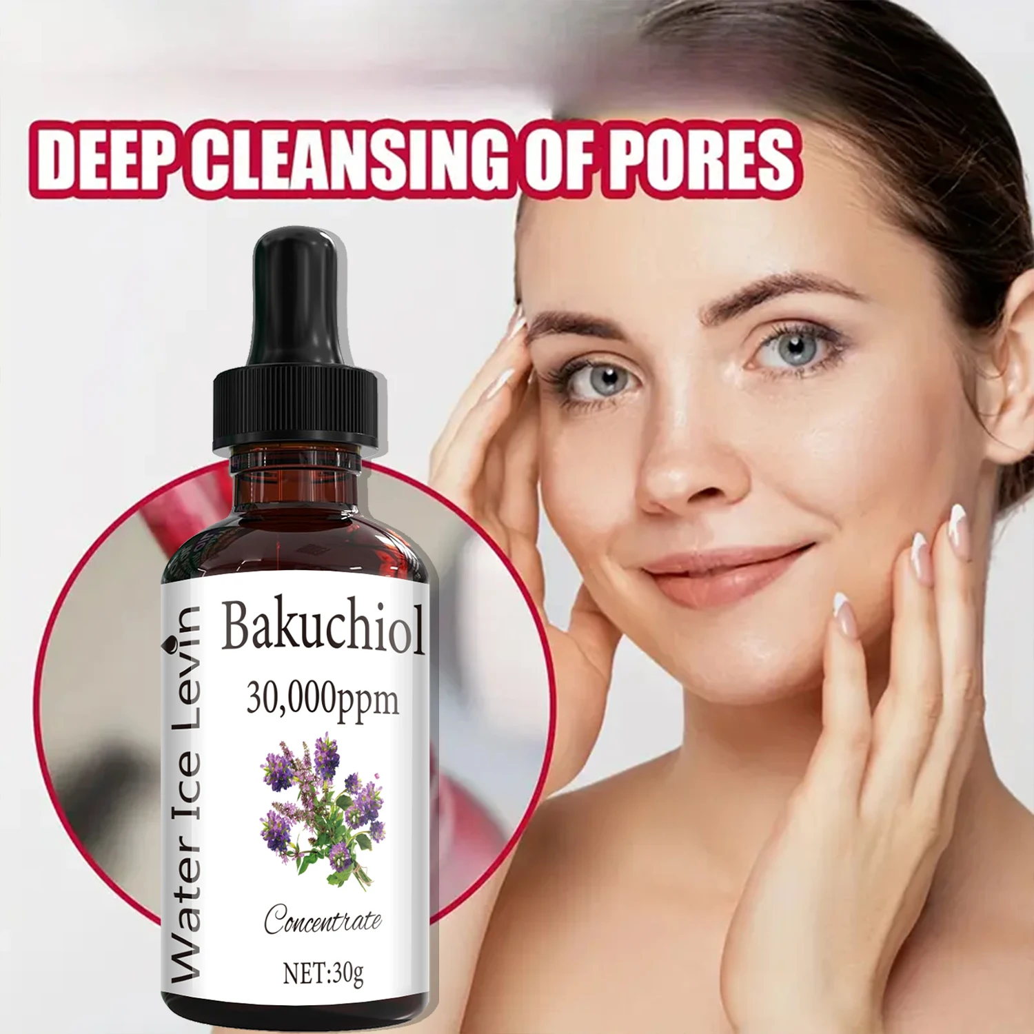 Bakuchiol Retinol Alternative - ครีมบำรุงผิวหน้า Bakuchiol Peptide - ทางเลือกแทนเรตินอลจากพืช, ให้ความชุ่มชื้นอย่างล้ำลึก,