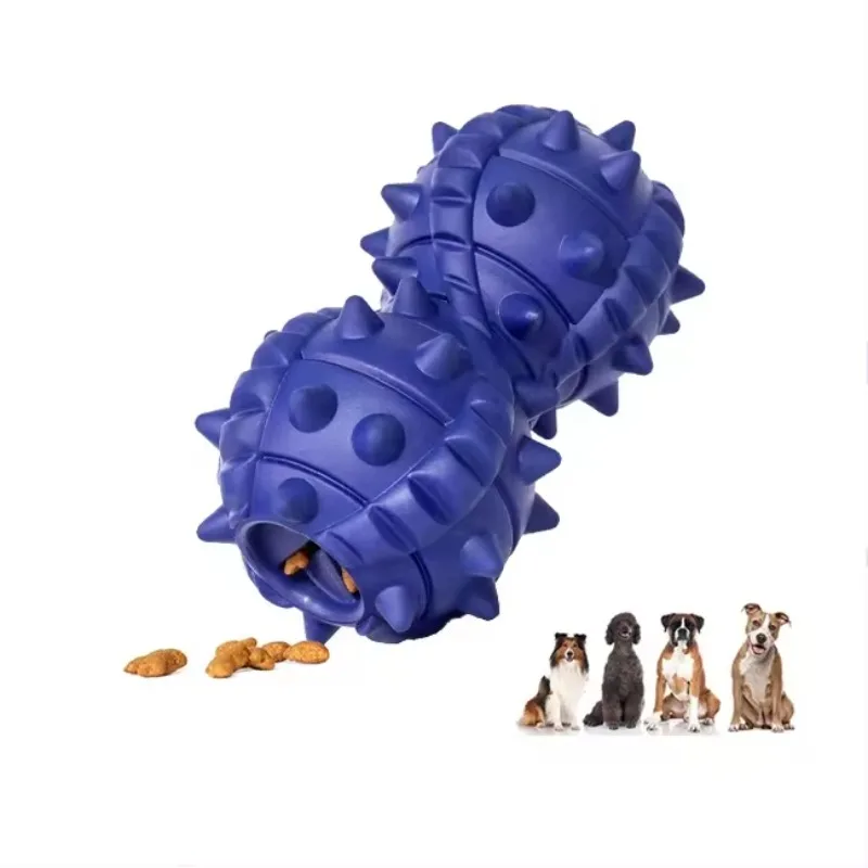 

Indestructible Rubber Dog Treat Toy Puzzle Bite Interactive Soft Toothbrush Aggressive Dog Chew Toy Food