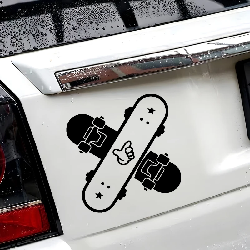 Skate Band aid sticker creative&funny decal High Quality And Durable Automobiles Exterior Accessories Self-adhesive Decals