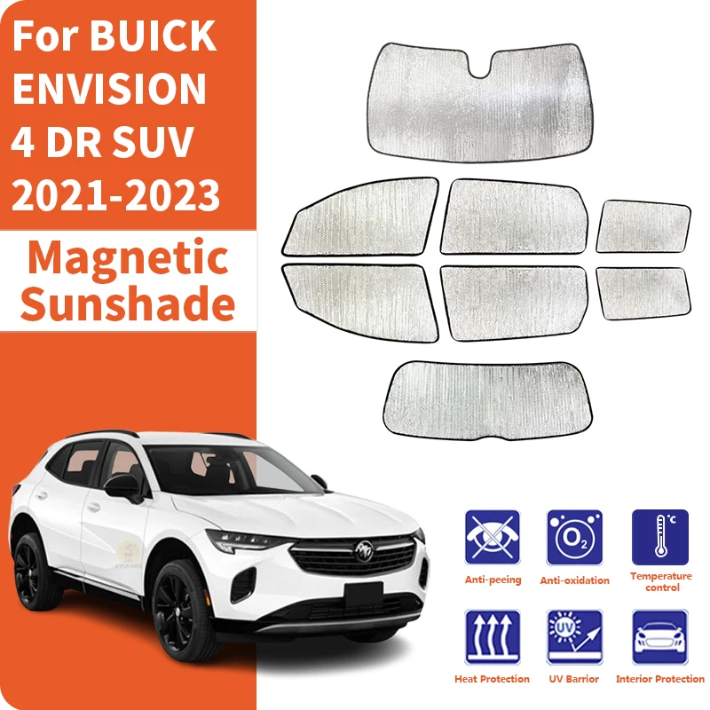 

Солнцезащитные козырьки на окна автомобиля, защита от ультрафиолета, аксессуары для BUICK ENVISION 4-дверный внедорожник 2021-2023