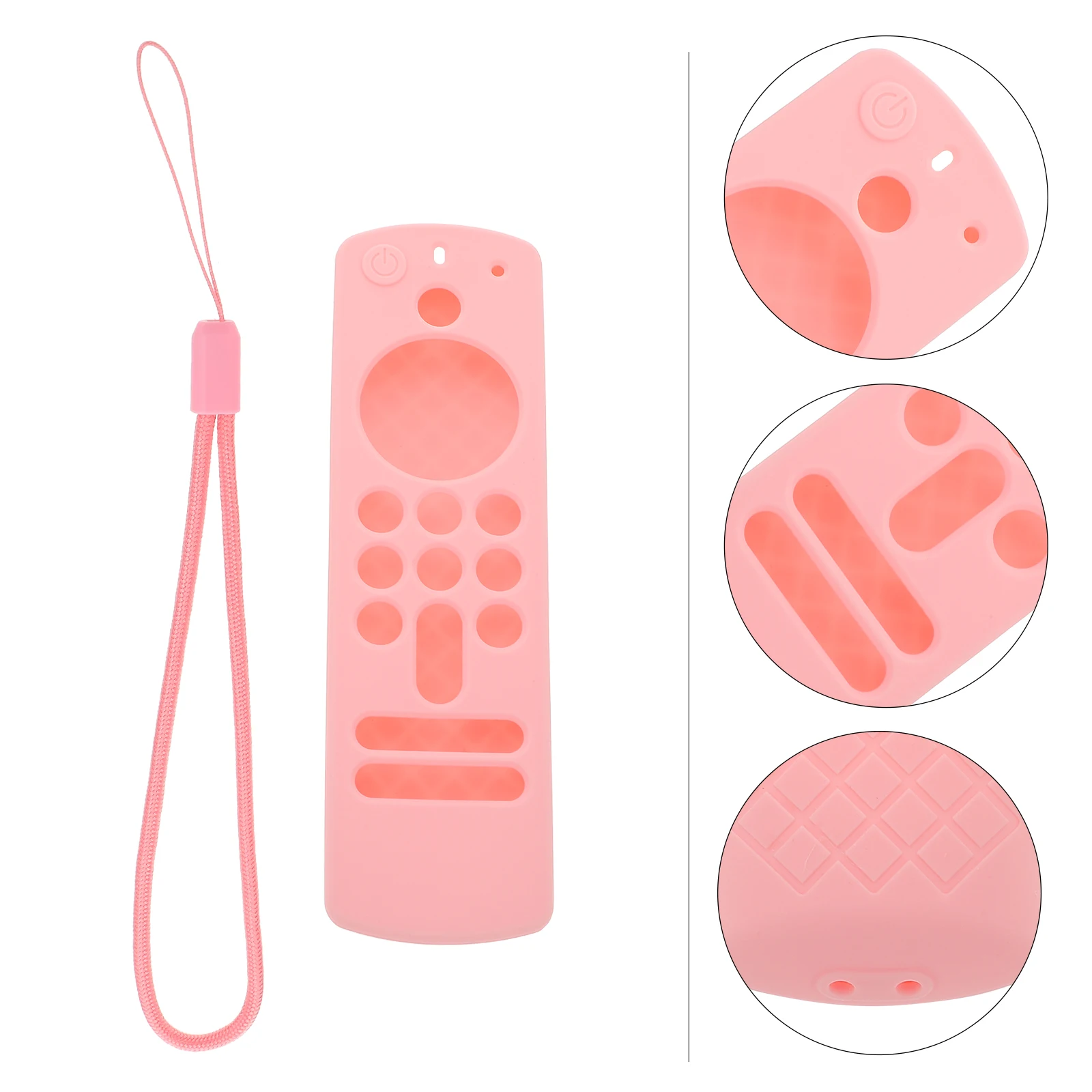 

Shockproof Silicone Voice Remote Cover Full Protection Case For 3Rd Gen Precise Cutouts Anti-Slip Scratch Drop