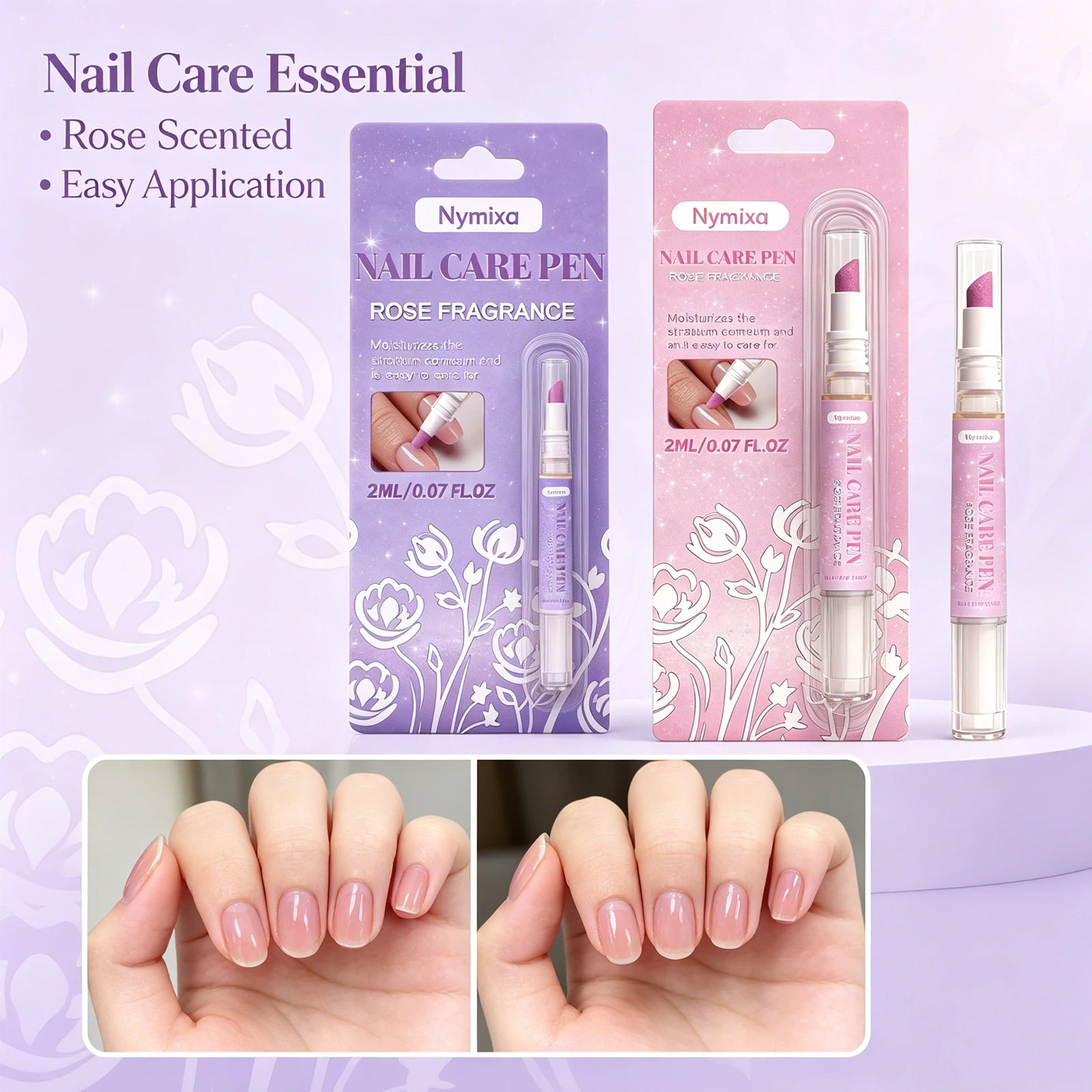 

2 in 1 Nail Care Pen Gentle Nourish Smooth Hand Foot Nails Soothe Skin Soothe Surrounding Skin Cuticle Trimming Nail Care Pen