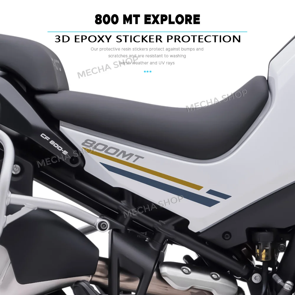 

For CFMoto 800MT Explore 2023 2024 205 Saddle Panel Stickers PVC Decorative Decal Kit