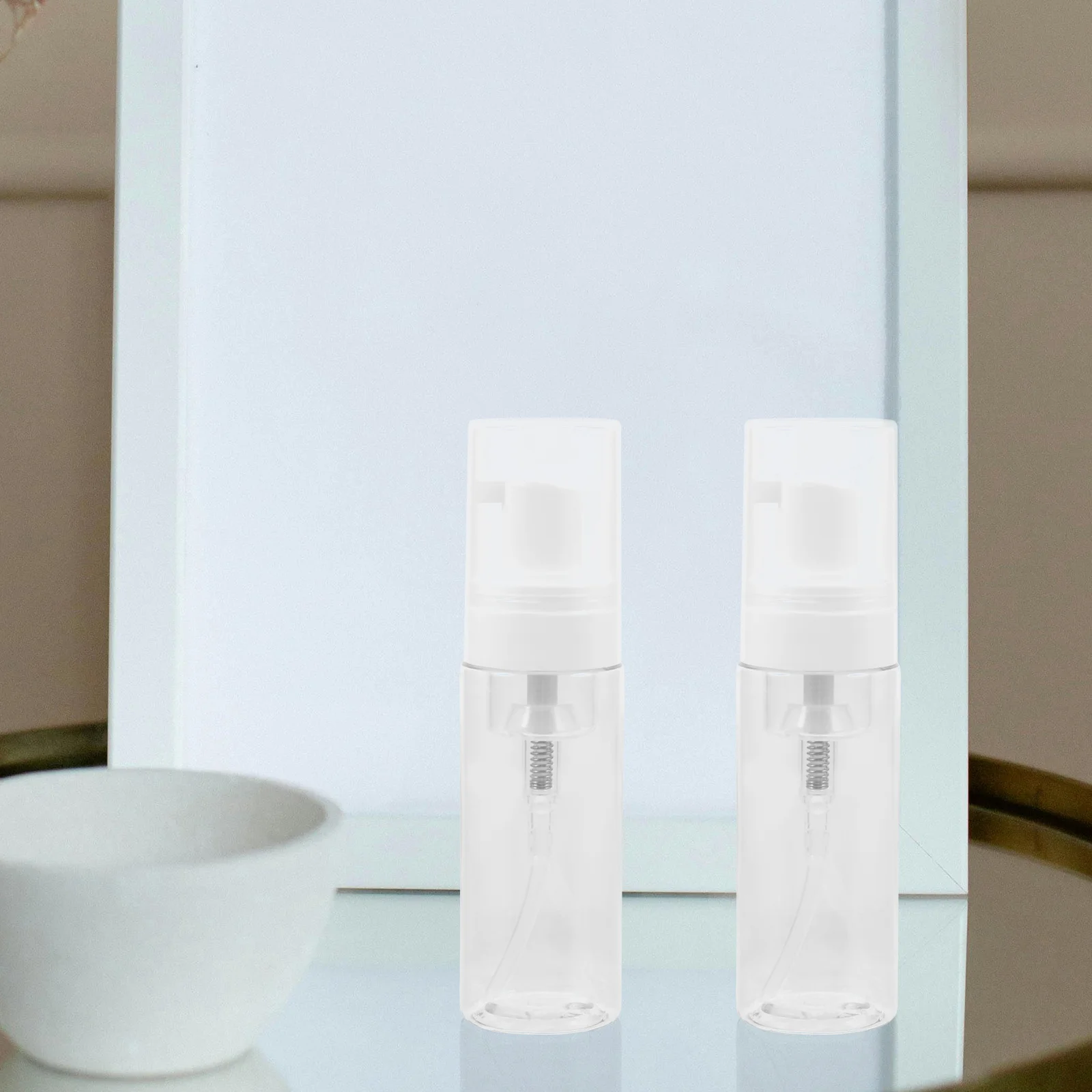 10 Stück Reiseflaschen, nachfüllbar, Kunststoff-Pumpflaschen, auslaufsichere leere Behälter für Shampoo, Lotion, Duschgel, Reisen