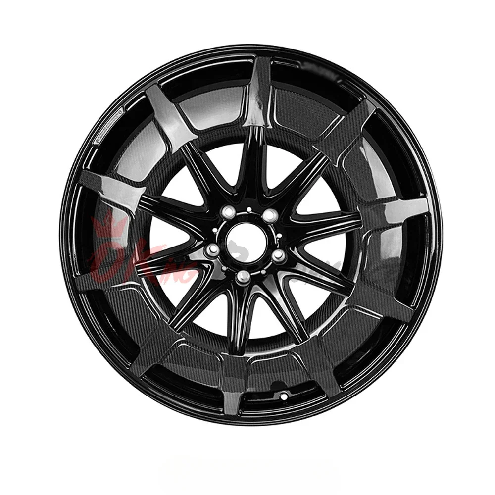 For Rocket Brabu G900 Style Forged Wheels with Real Dry Carbon Fiber Trims Factory Price Customized Aluminum Alloy Rims