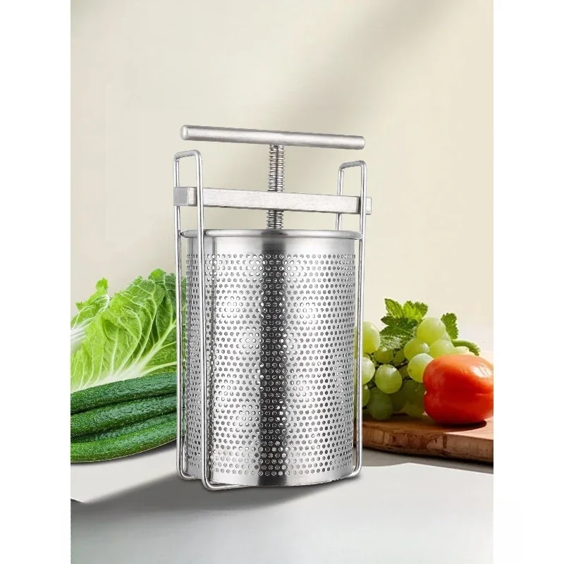 Stainless steel vegetable stuffing squeezer, fruit and vegetable dehydration pressure honey residue separator