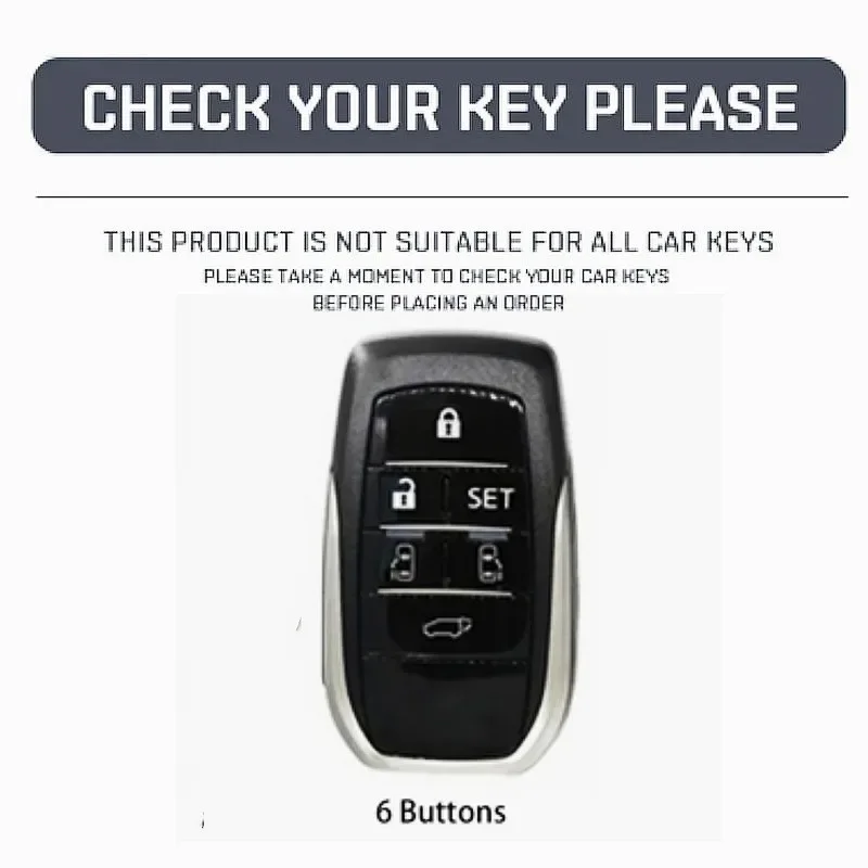 

Fashion Car Key Cover Case Remote Shell Fob Holder Keychain For Toyota Alphard PREVIA Voxy Noah Esquire Vellfire Harrier