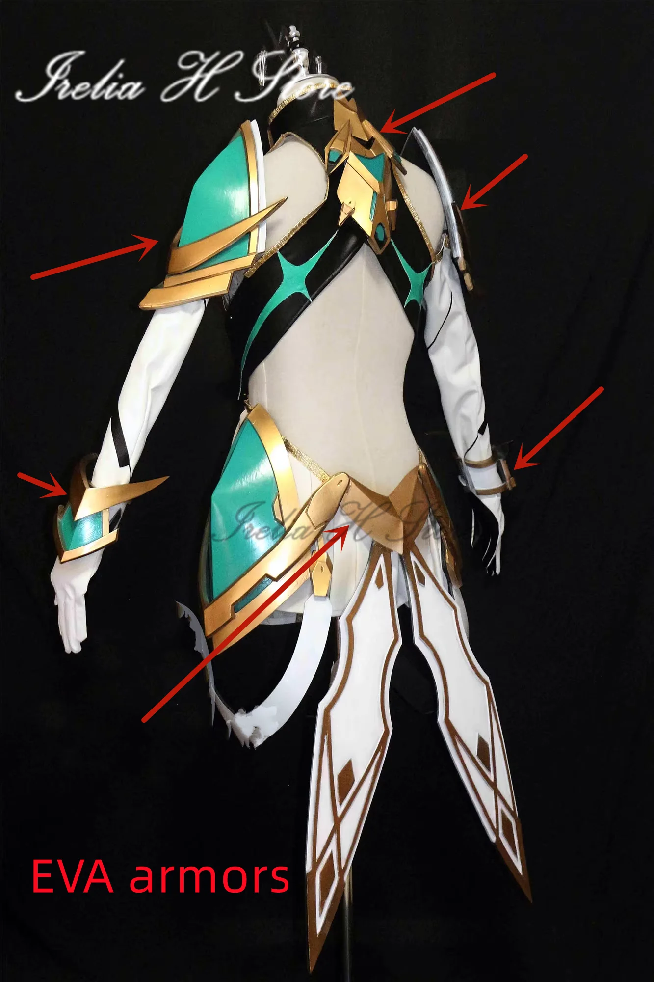 Irelia H Customized Mythra from Xenoblade Chronicles 2 Mythra Cosplay Costume Full set high quality version