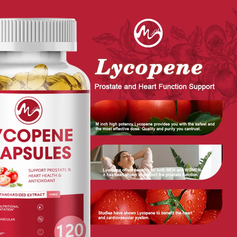 Lycopene Capsule for Regulating Prostate Urinary System Support Lmmunity, Men Health Prostate and Urinary Tract Health