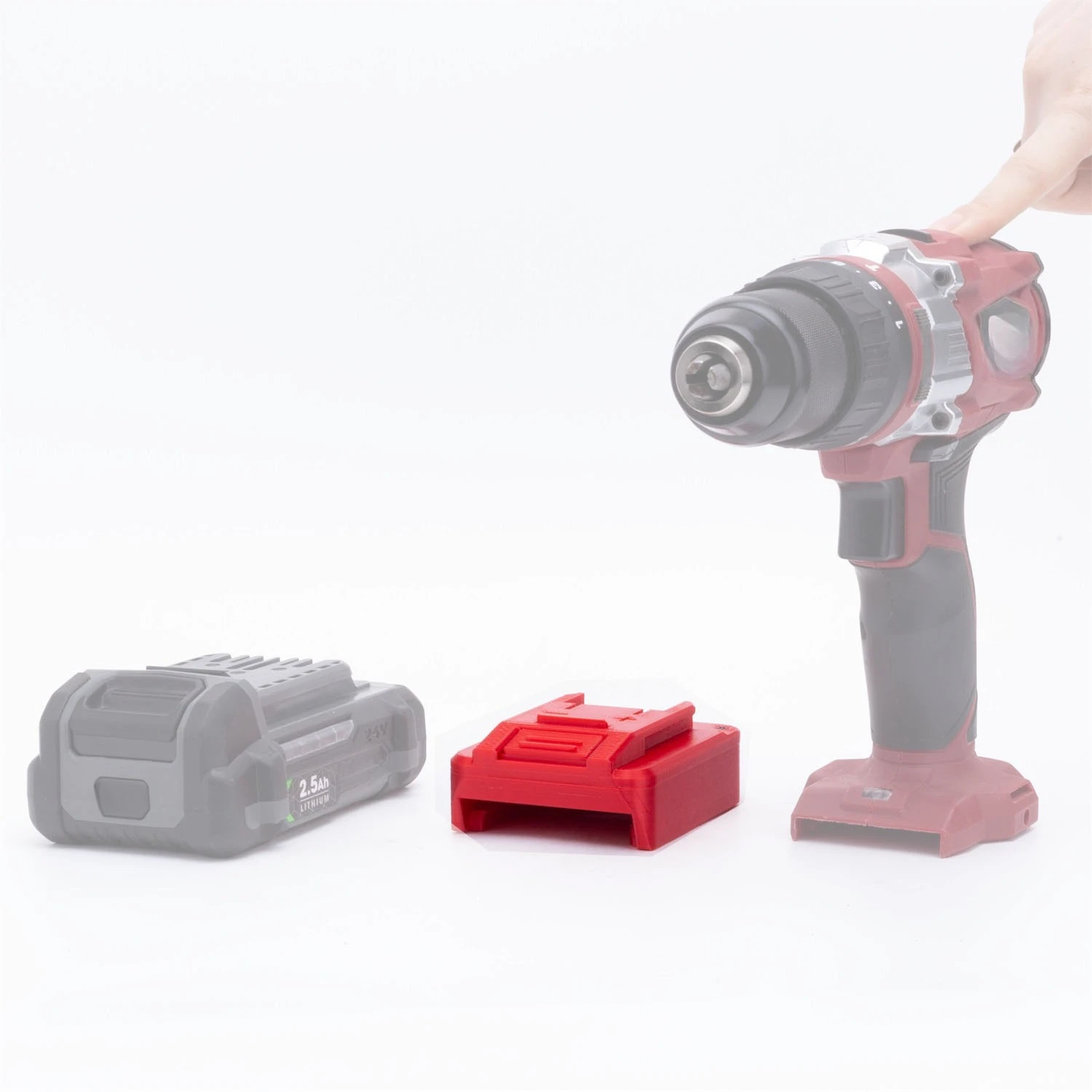 

Batteries Converter Adapter For FLEX 24v Lithium Ion Convert To ozito 18v Cordless Tool (﻿Adaptor Only)