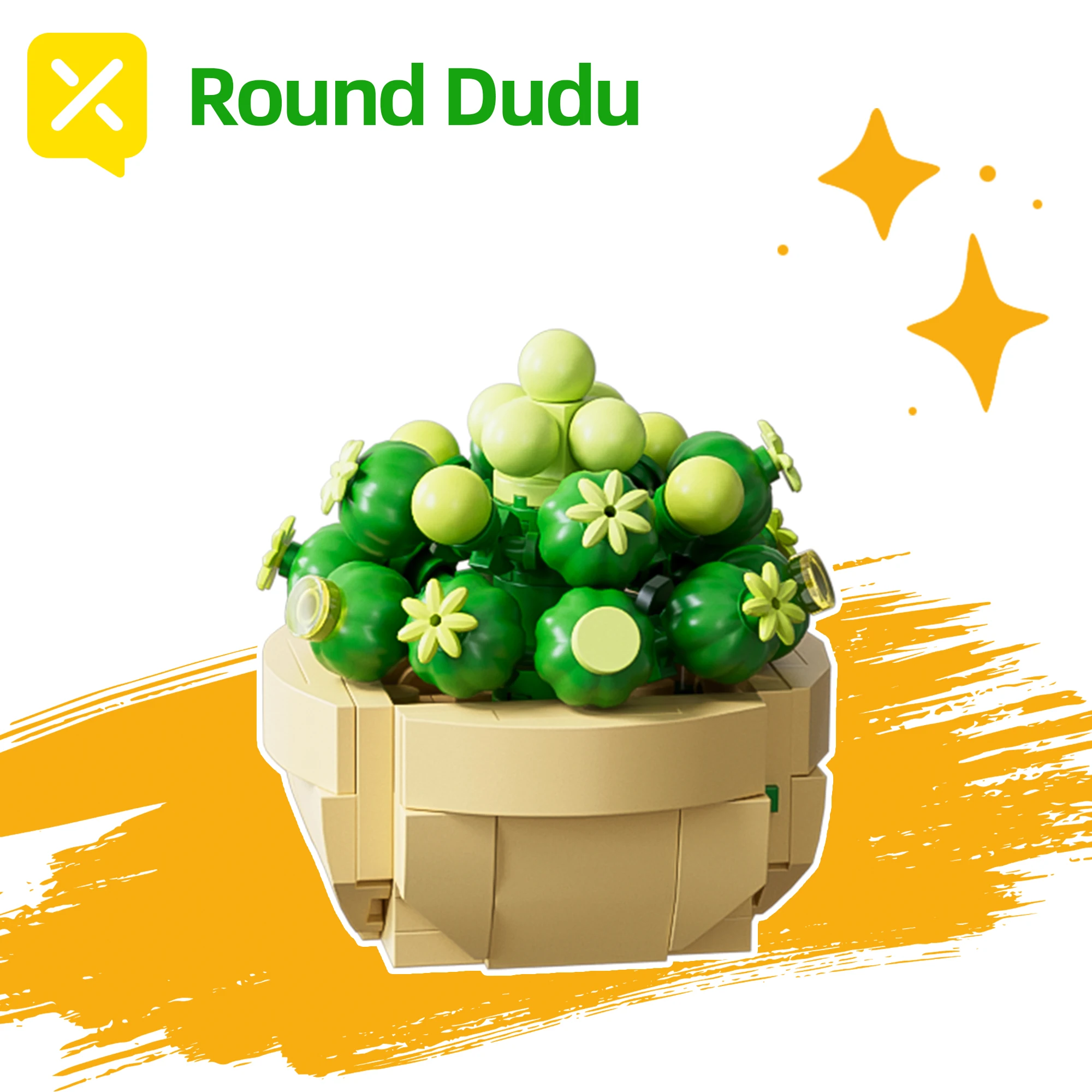 ToylinX 107 adet yapı taşları etli bitki yaratıcı tuğla kitleri DIY monte oyuncak, saksı bitkileri çiçekler çocuklar için hediye