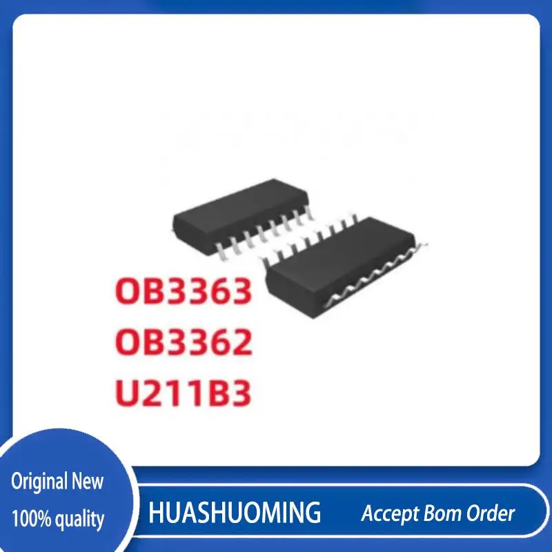 20pcs  OB3363  OB3363QPB   OB3362HP OB3362 OB3362QP    U211B3 S  U211B     SOP-16