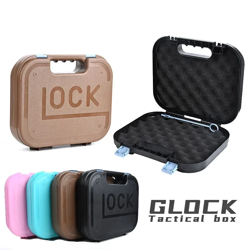 Tactical For G17 G18 G19 GLOCK 17 19 Pistol Hard Case Gun Carry Case Pistol Holster for Airsoft Hunting Storage Box Accessories