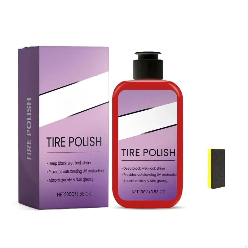 

G99F Chemer Chemer Poswering Paste для автомобилей, грузовиков, мотоцикл, 100 г крем для покрытия шин Quick Gloss Restorer