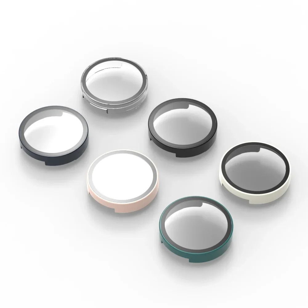 Case + Tempered Glass for Garmin Lily 2 Accessory PC Bumper Anti-scratch Protective Cover + Screen Protector for Garmin Lily2