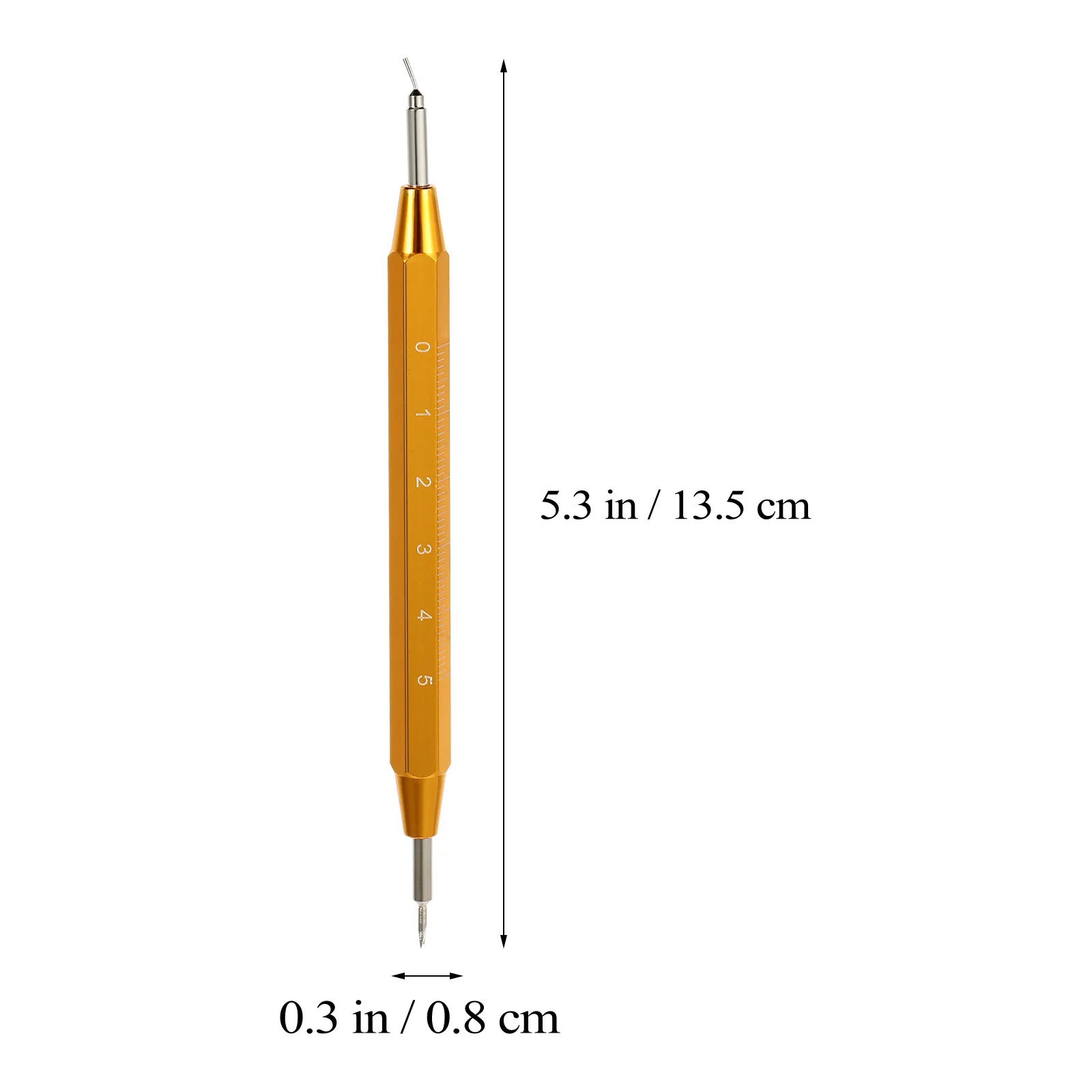 

2 Pcs Watch Band Adjustment Tool Strap Link Pin Remover Repair Kit Tools Golden Removal