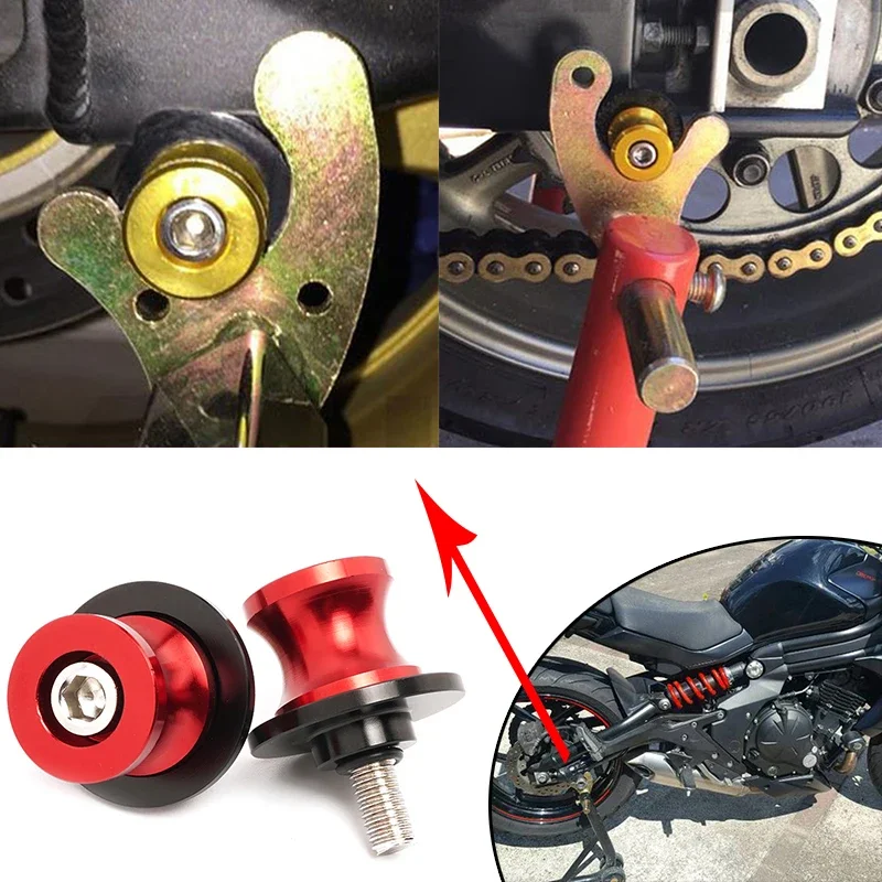 2023 New 7  Motorcycle Accessories Colors Fit For Triumph Trident 660 Trident660 CNC Aluminum Swingarm Spools Slider Stand Screw