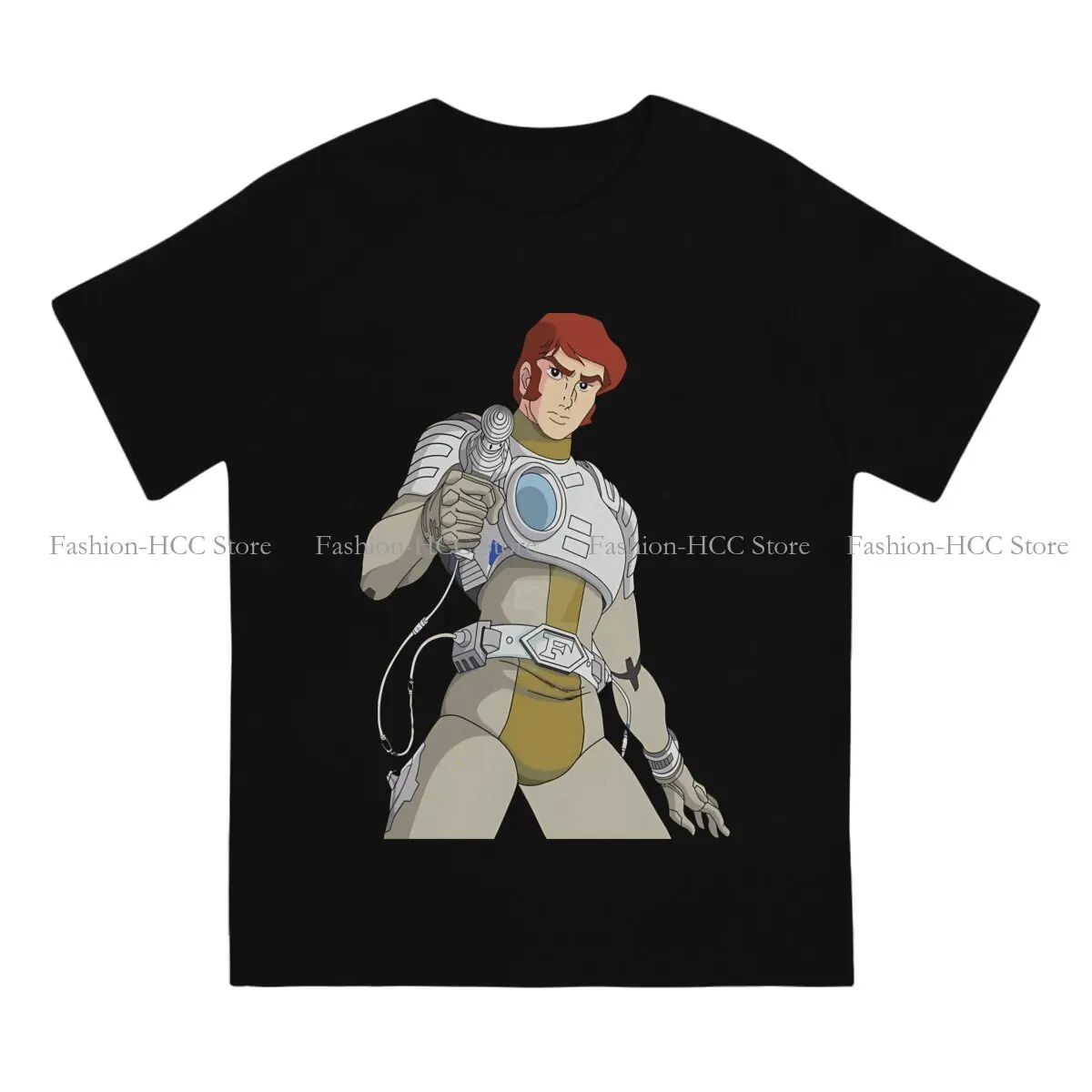 Captain Future Futuremen TShirt for Men Flam Soft Leisure Sweatshirts T Shirt Novelty New Design