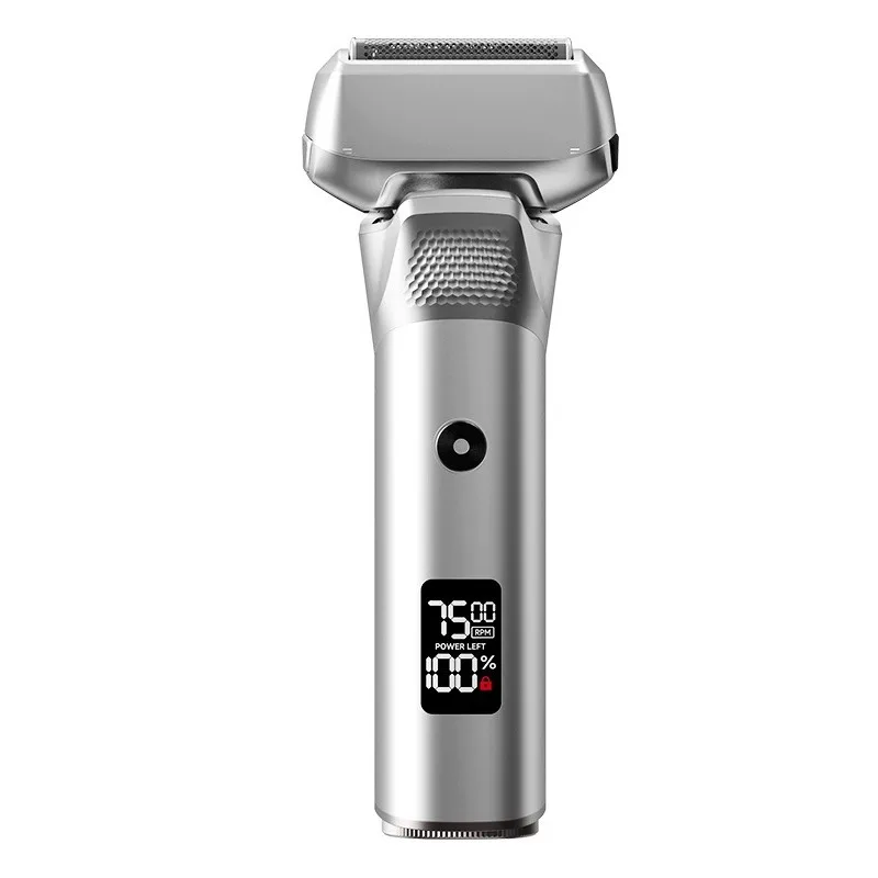 2026 Reciprocating Electric Shaver for Men, Digital Display Washable Rechargeable Beard Trimmer Shaving Razor