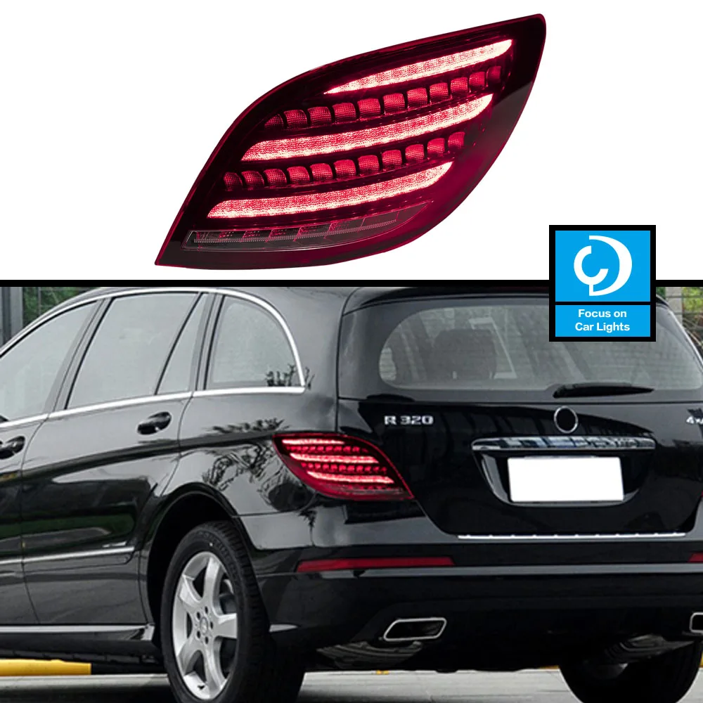 AKD Back Lamp For Benz R-Class W251 Tail Lights Maybach Style With Sequential Assembly Upgrade Dynamic Signal Auto Accessories