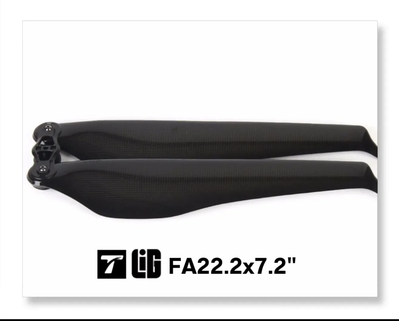 T-MOTOR FA22.2x7.2 Carbon Composite Folding Prop 2-Blade Stealth Aero-Optimized For VTOL  PlatformUniFly