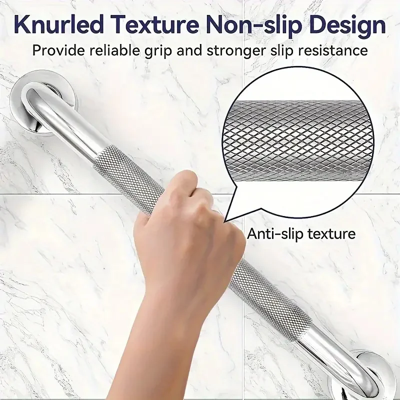 Tub Toilet Handrail Grab Bar Stainless Steel 30/40/50cm Anti Slip Shower Safety Support Handle Towel Rack Bathroom Accessories