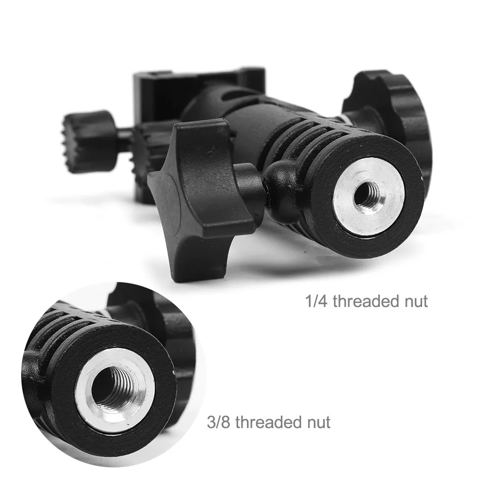 NEEWER GM14 Support de flash griffe avec poignée de pistolet, vis de 6,35 mm, adaptateur universel pour flash Speedlite/parapluie/boîte à lumière, installation rapide, pivot à 360° et inclinaison à 90 NEEWER GM14 Support de flash griffe avec poignée de pistolet, vis de 6,35 mm, adaptateur universel pour flash Speedlite/parapluie/boîte à lumière, installation rapide, pivot à 360° et inclinaison à 90