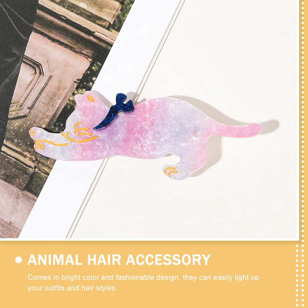 

3pcs Cat Clips Barrette Animal Hair Accessories For Women Girls Kids Kitten Hairpins Styling Tools Hair Barrettes For Holiday